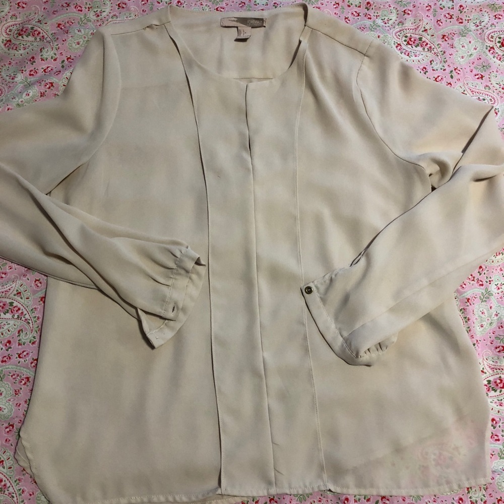 3/$25 Beige Blouse